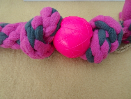 Preview: Zergel mit kleinem Ball,  Elegant Pink