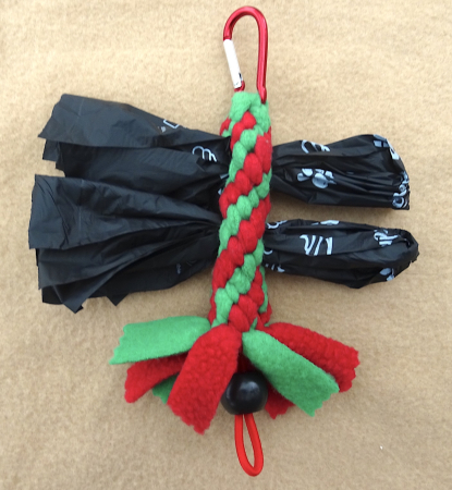 Kotbeutelhalter, Grün, Rot