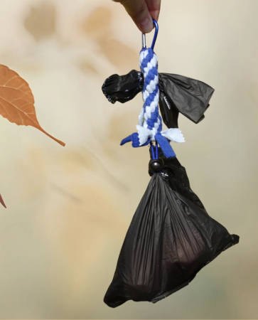 Kotbeutelhalter, Grün, Rot