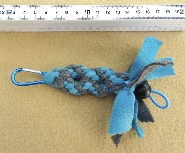 Kotbeutelhalter, Türkis, Grau