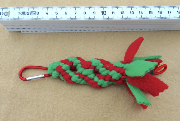 Kotbeutelhalter, Grün, Rot