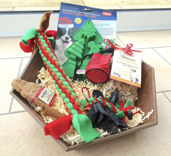 Präsentationskorb für Weihnachten