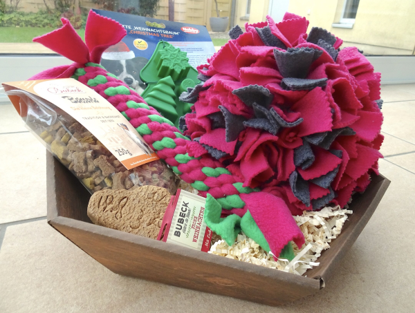 Präsentationskorb für Weihnachten