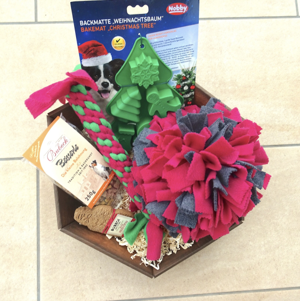 Präsentationskorb für Weihnachten